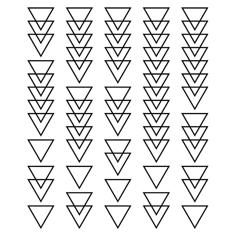Conception du motif triangle
