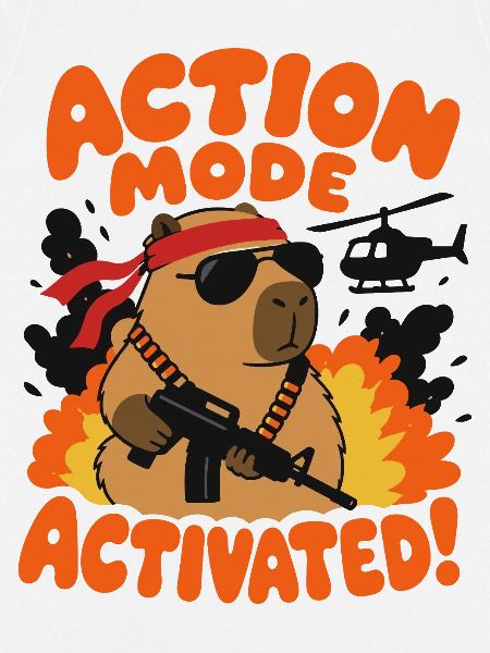 Action Mode Activated – Capybara-Actionheld