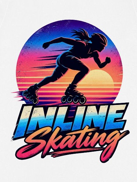 Inline Skating Retro Sunset – Skater