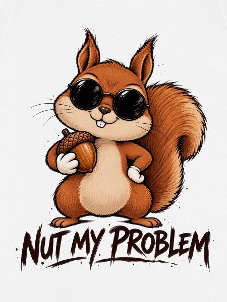 Nut My Problem Lustiges Eichhörnchen