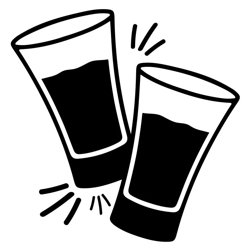 symbole de coups de vodka tequilla