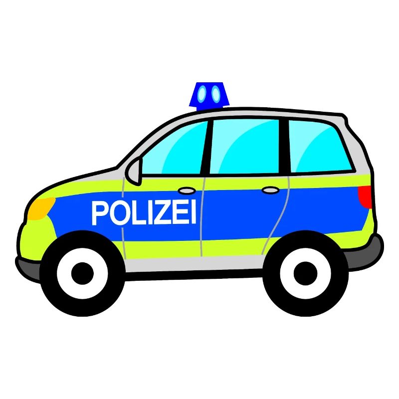 Polizeiauto, Polizei, deutsche Polizei, Blaulicht
