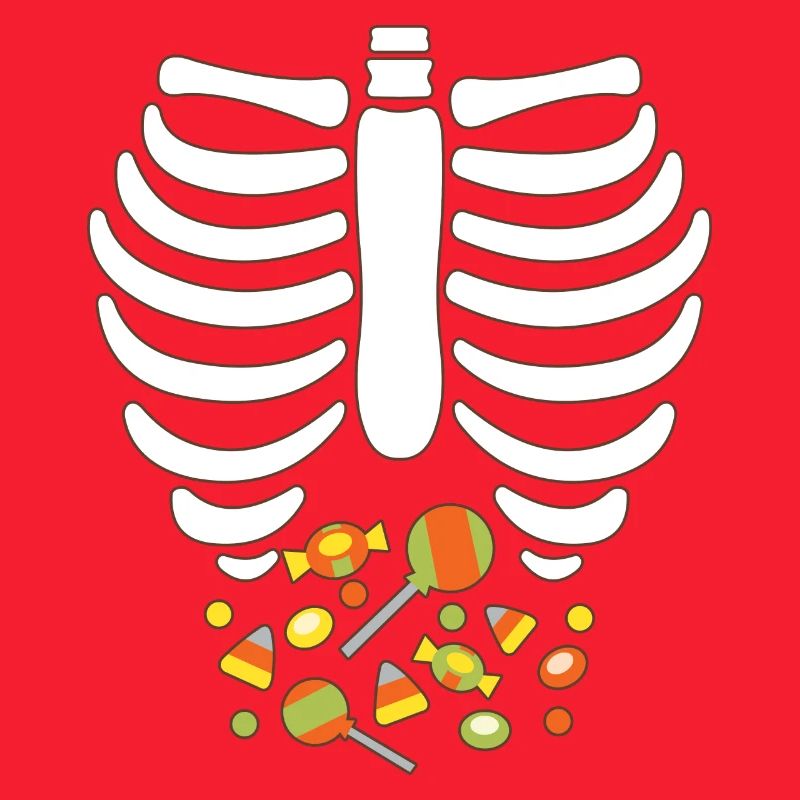 Spooky Scary Ribs Bonbons Halloween Süßes oder Saures