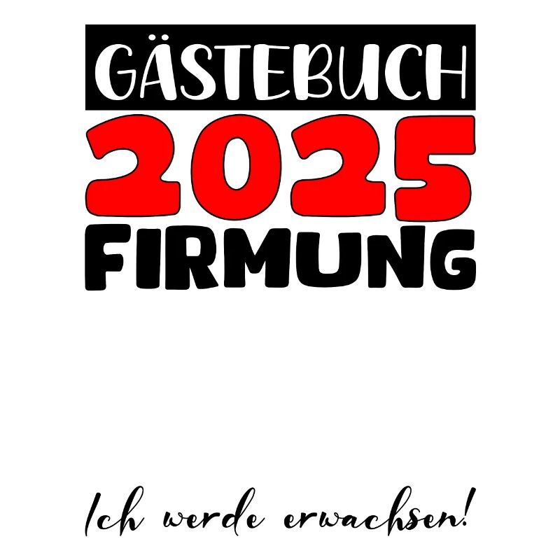 Firmung 2025 Gästebuch Geschenk Mädchen Jungen