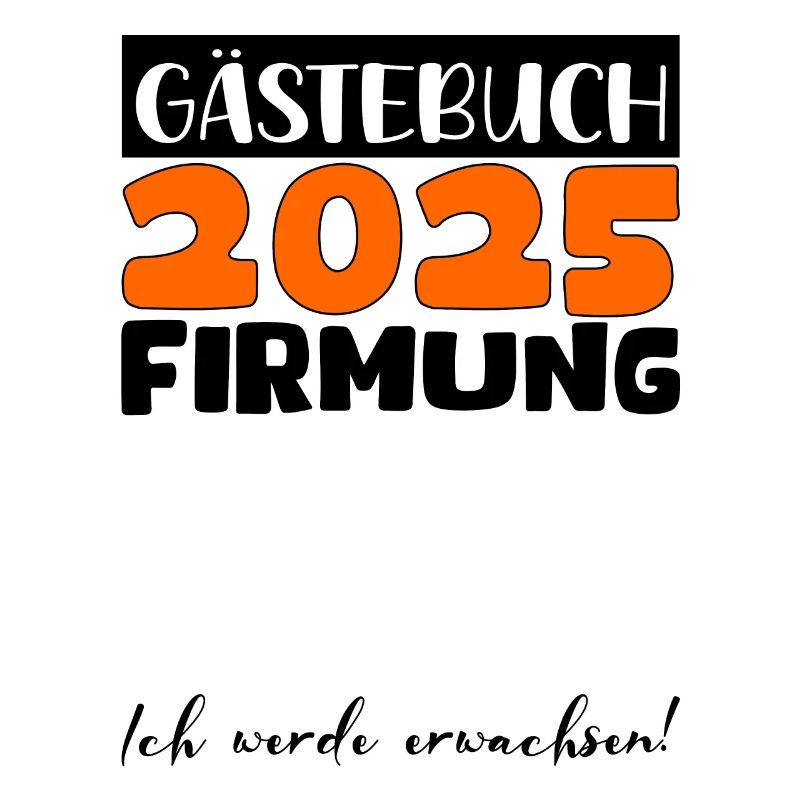 Firmung 2025 Gästebuch Geschenk Mädchen Jungen