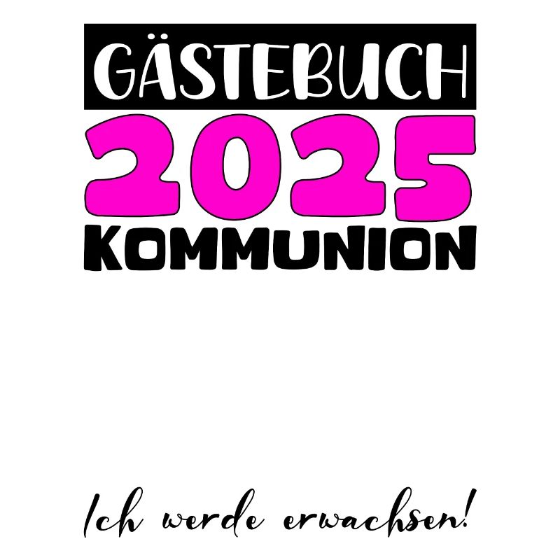 Kommunion 2025 Gästebuch Geschenk Mädchen Jungen