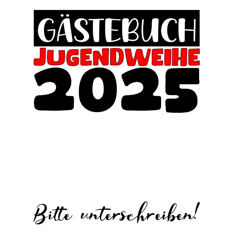 Jugendweihe 2025 Gästebuch Geschenk Mädchen Jungen
