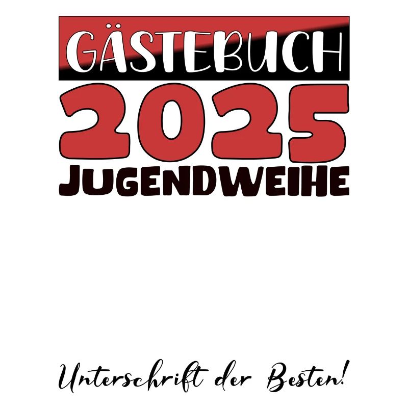 Jugendweihe 2025 Gästebuch Geschenk Mädchen Jungen