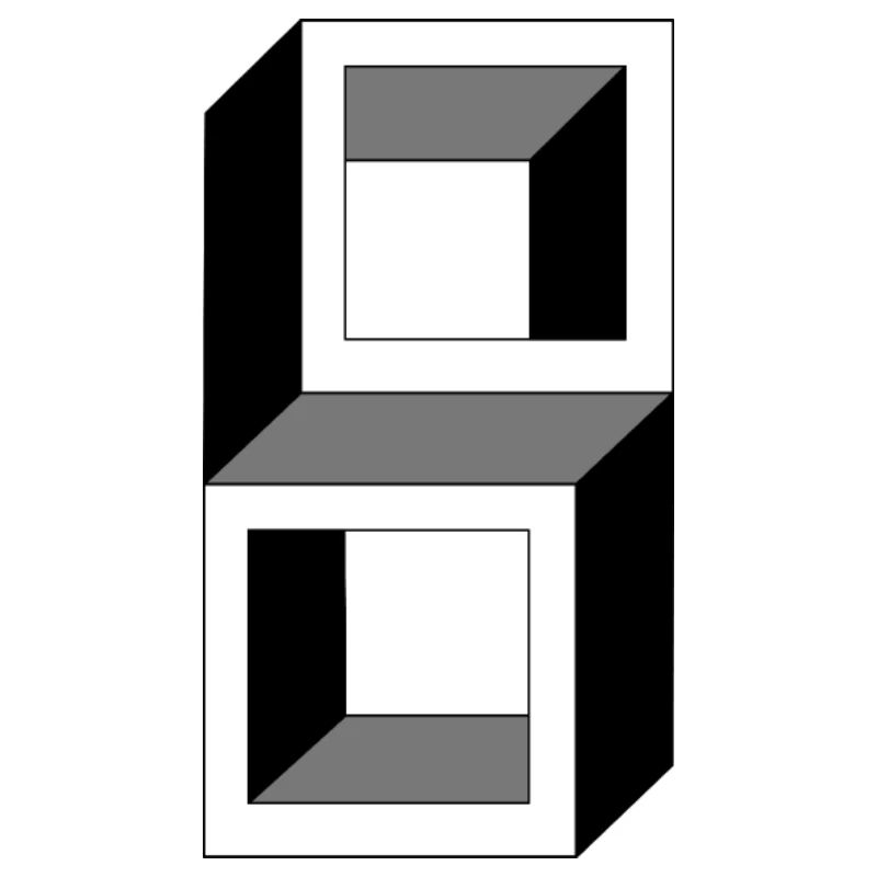 Stacked Frames Monochrome