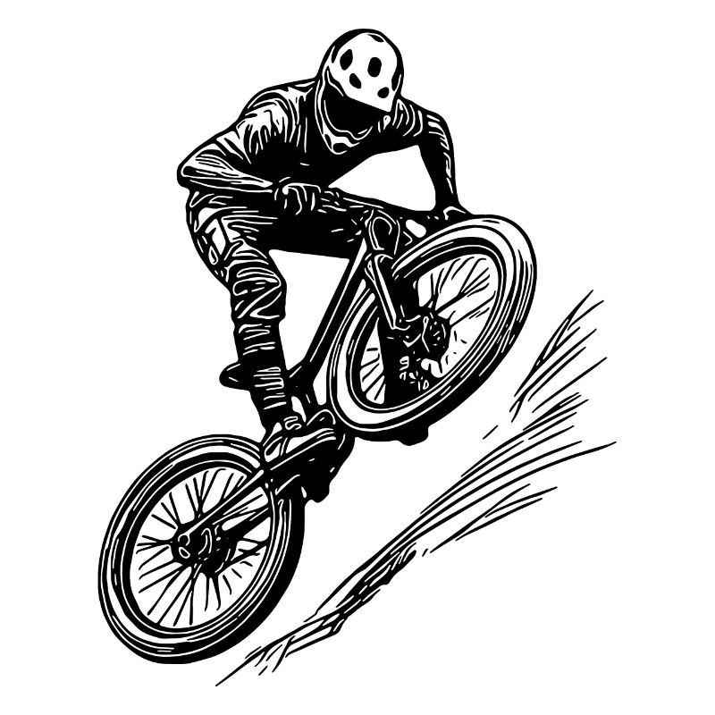 VTT avec vélo de descente