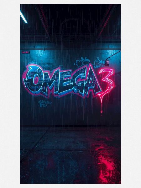 Graffiti néon Omega3