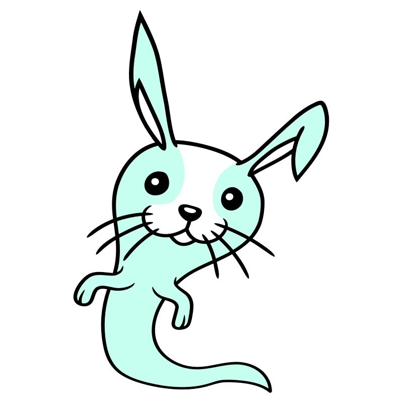Bunny Ghost Ghost Haunting Halloween Creepy Cute