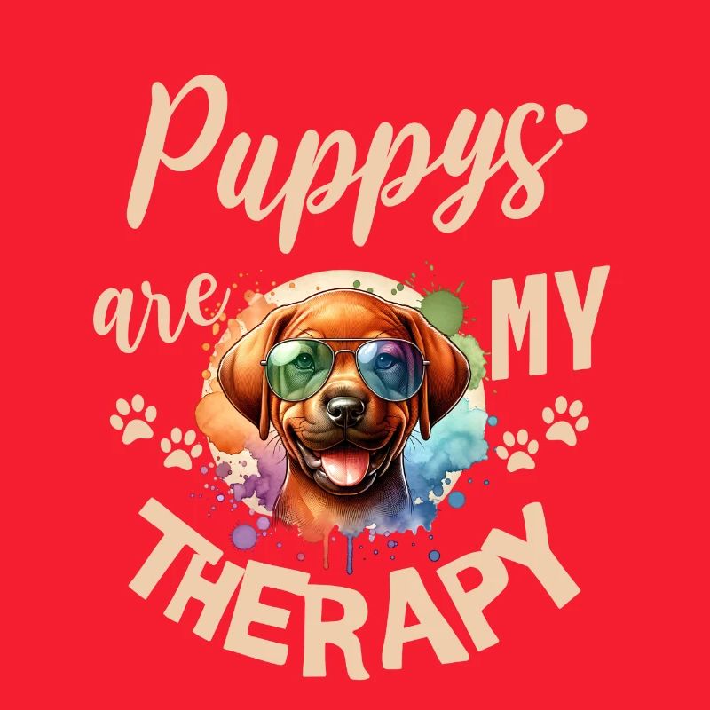 Conception à l’aquarelle de Rhodesian Ridgeback