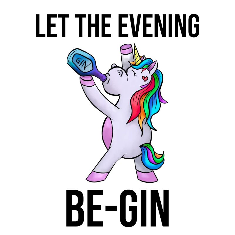 Fête de gin licorne