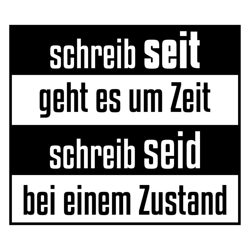 Schreibt man seit oder seid?