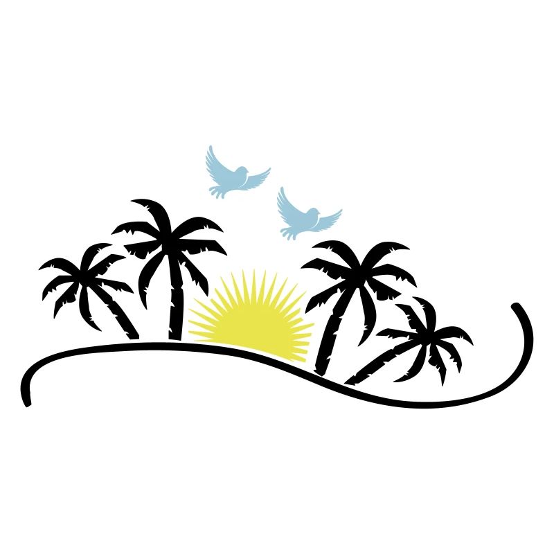 oiseaux coucher de soleil