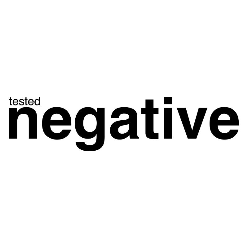 testé négatif