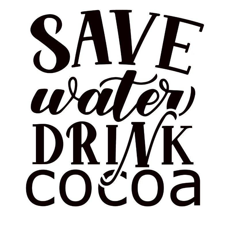 Je suis un buveur de chocolat chaud Choco Drink