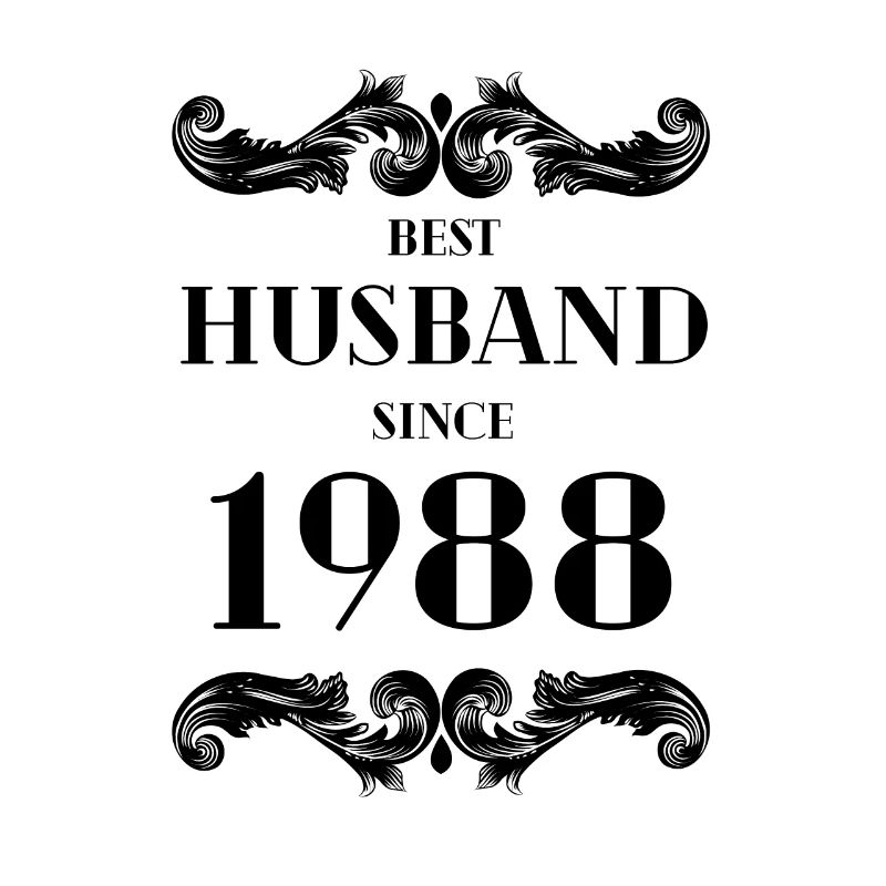 Bester Ehemann seit 1988 Hochzeitstag