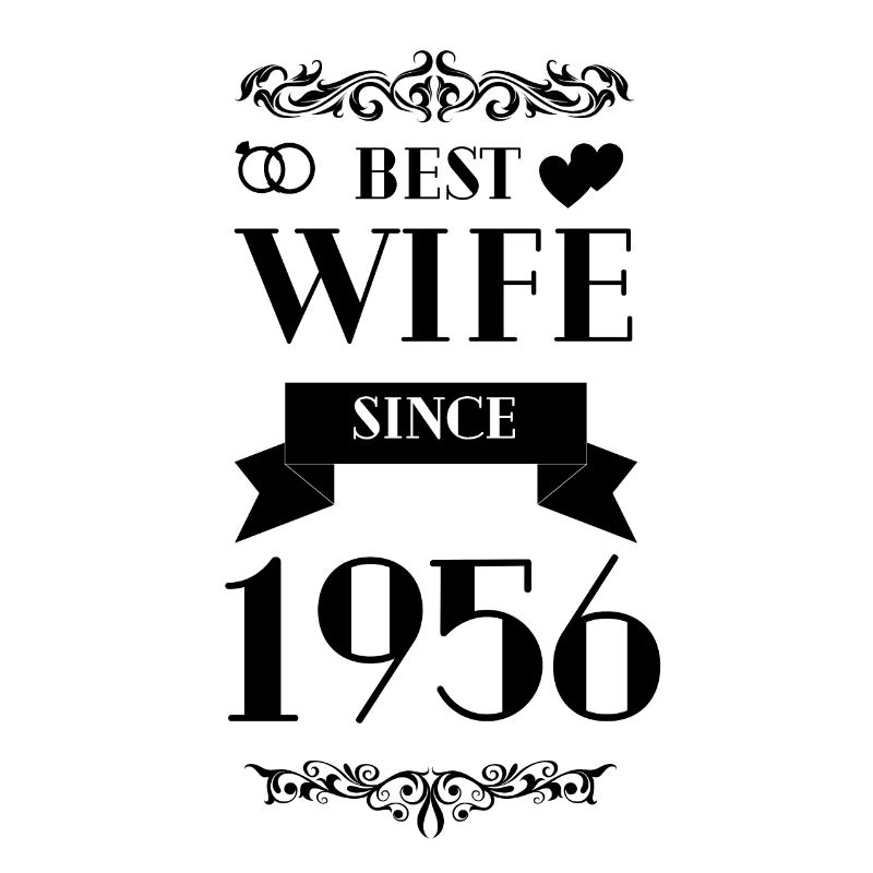 Beste Ehefrau seit 1956 Hochzeitstag