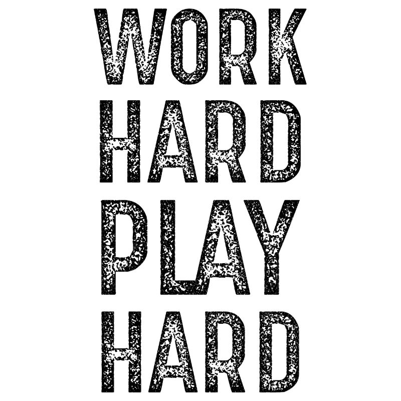 hard werken, hard spelen