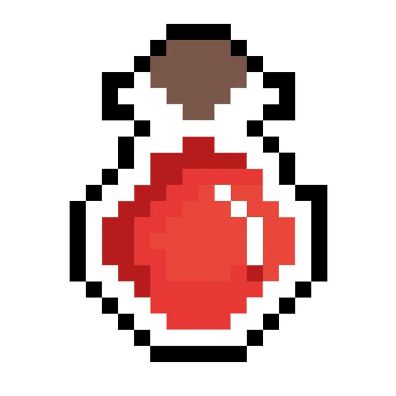 Drank red pixels