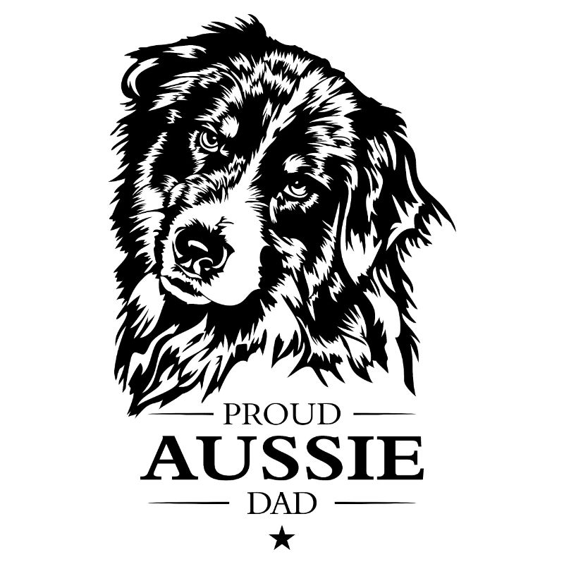 Aussie Dad Australian Shepherd Hunde Hund Wilsigns