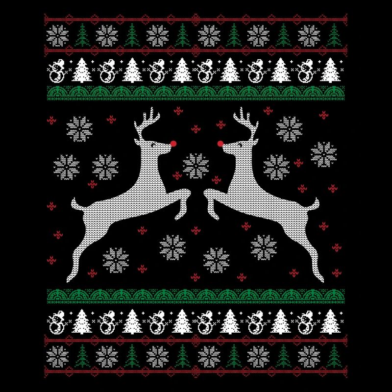 Rendeer laid cadeau de Noël Pull