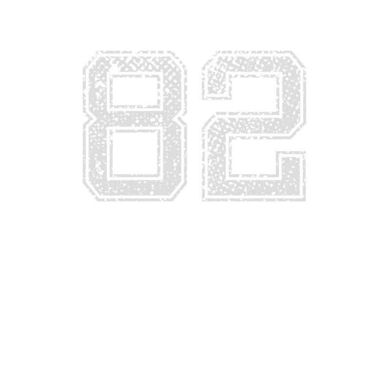 Number 82 Number Eighty-two Eight Two Gift