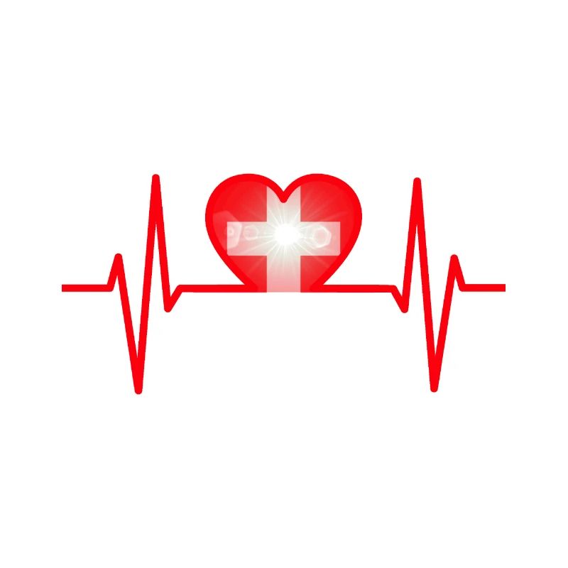 Schweiz Schweizer Herz Stolz 1.August Geschenk