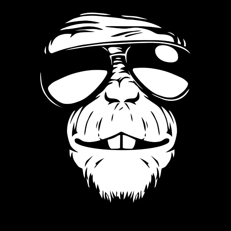 Affe Sonnenbrille Sommer Sonne Cool