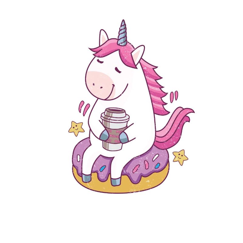 Coffee Is Real Magic - Kaffee Einhorn Geschenk