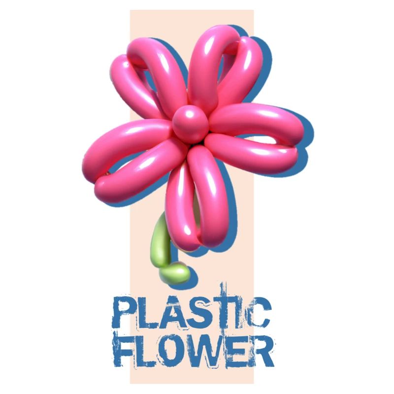 Plastikblume