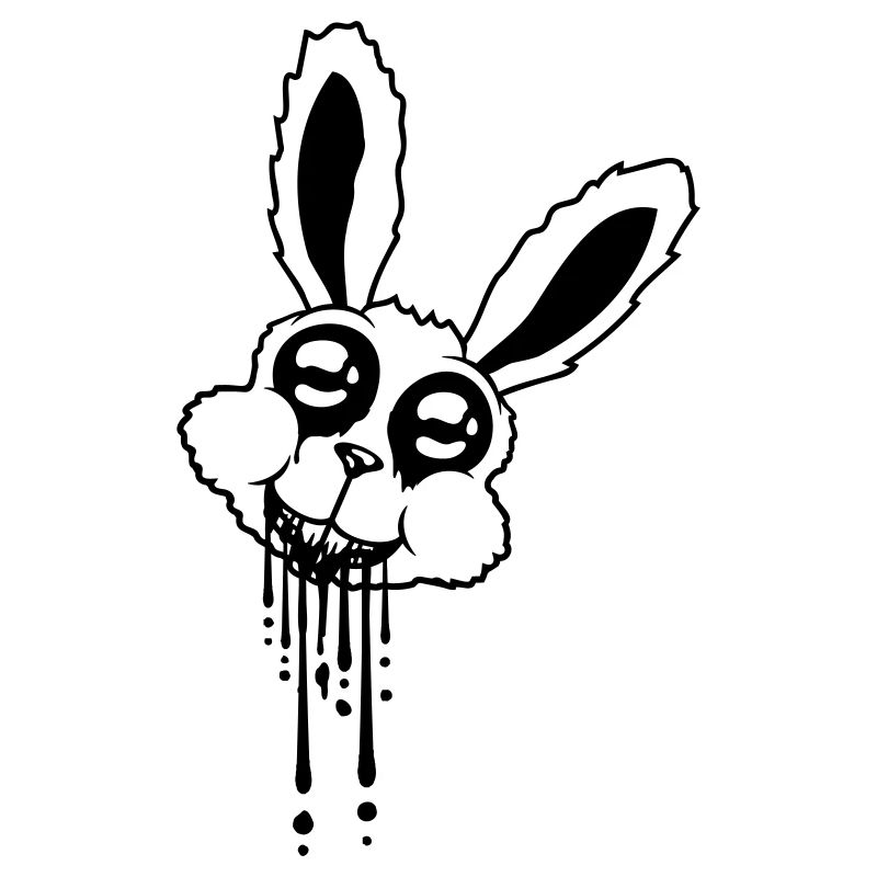 Head Rabbit Blood