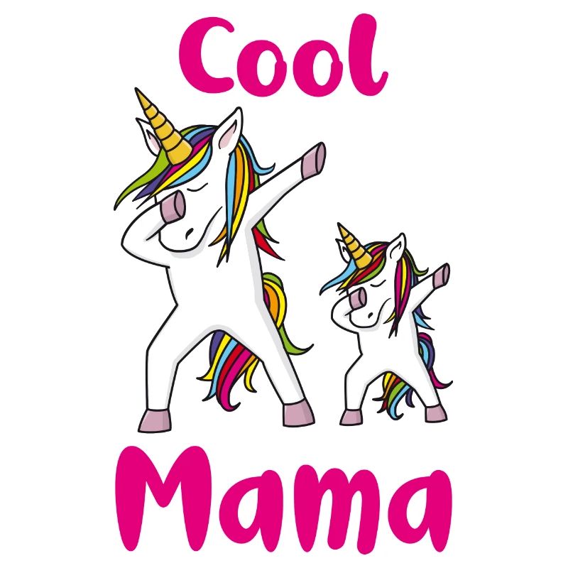 Einhorn mit Kind Cool Mama