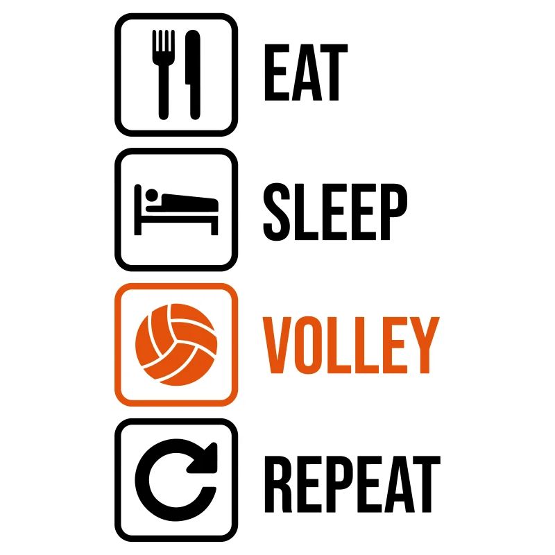 Eat. Sleep. Volley. Repeat.
