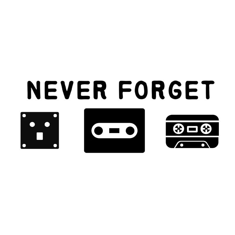 never forget floppy disk