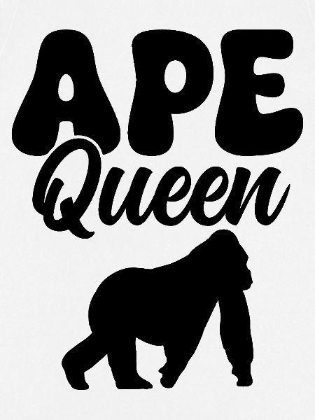 Affe Spruch Silhouette