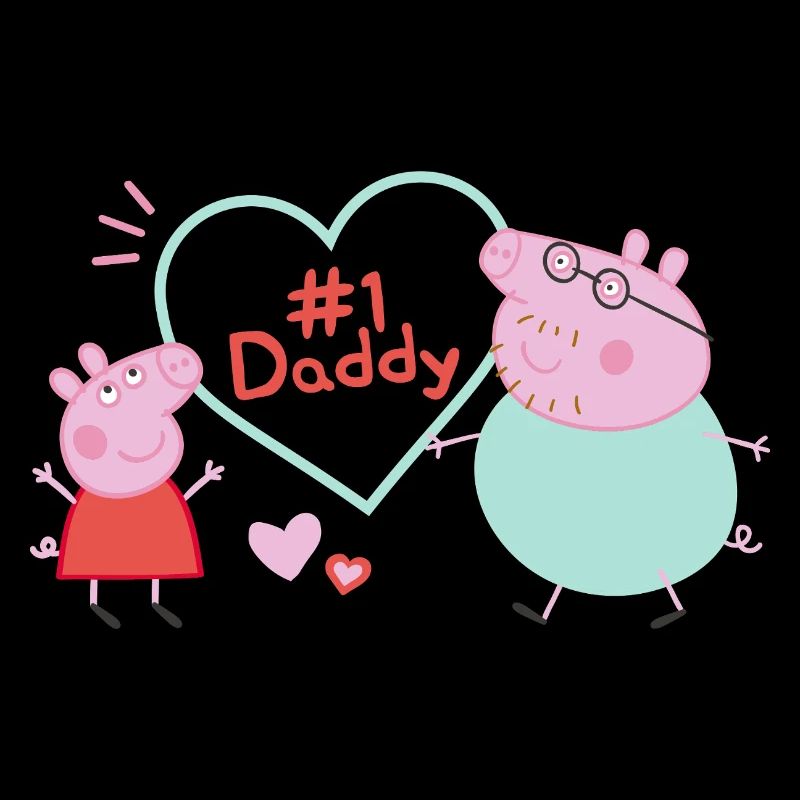 Peppa Pig Design No. 1 Daddy: Peppa & Daddy Pig
