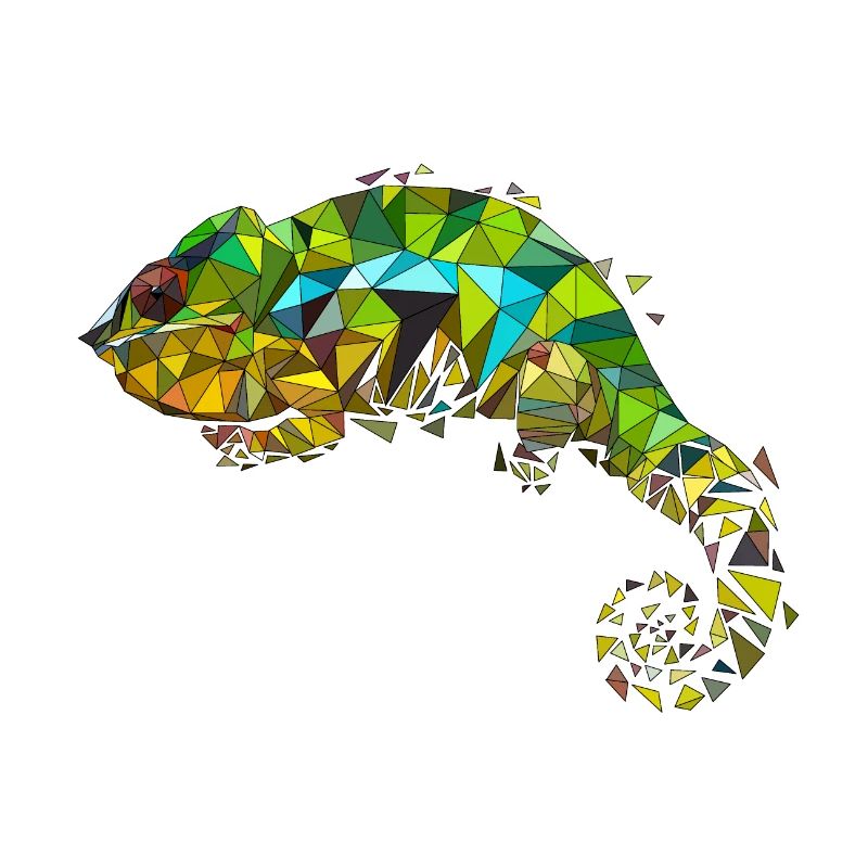 Chameleon | Low Poly
