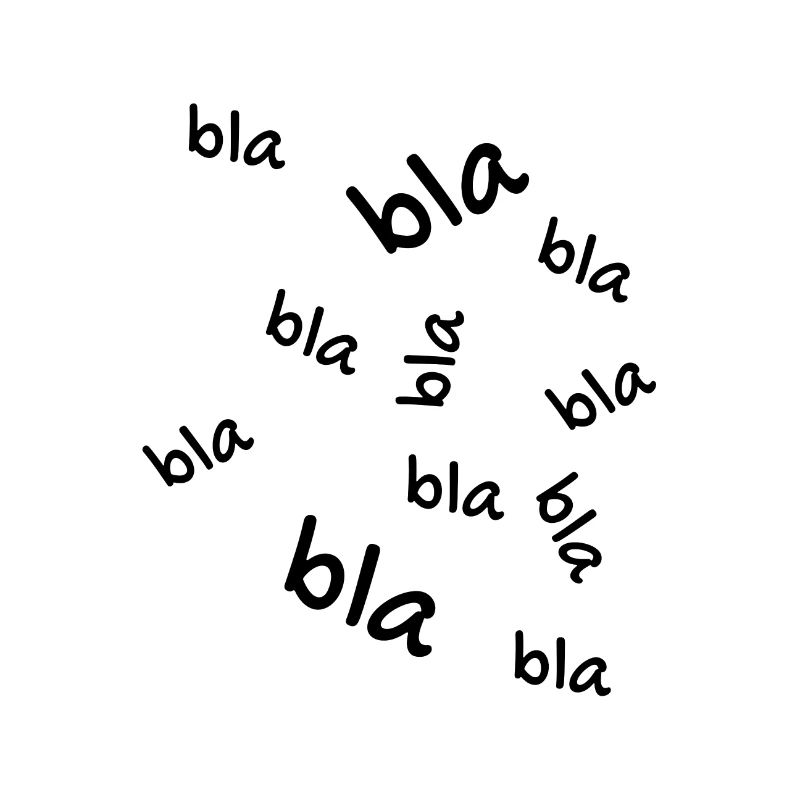 Bla bla bla