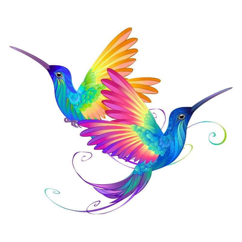 Rainbow bird pride