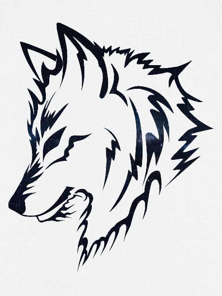 Wolf silhouette Galaxy