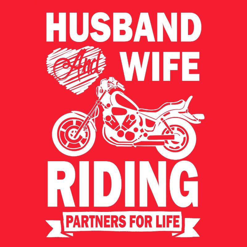 Ehemann Und Ehefrau Motorradfahren Partner Fürs