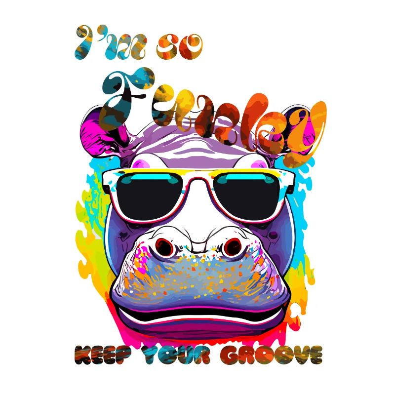 Ich bin so funky. Behalte deinen Groove. Nilpferd