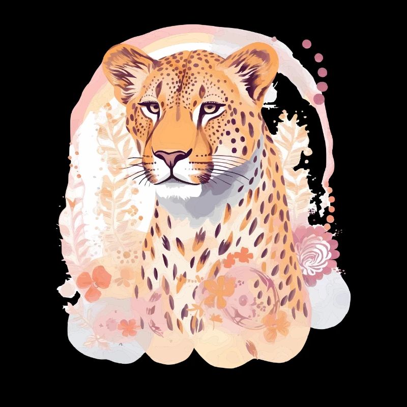 Guépard Fleurs de guépard