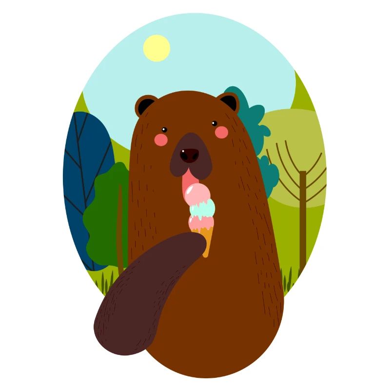 Bär mit Eis