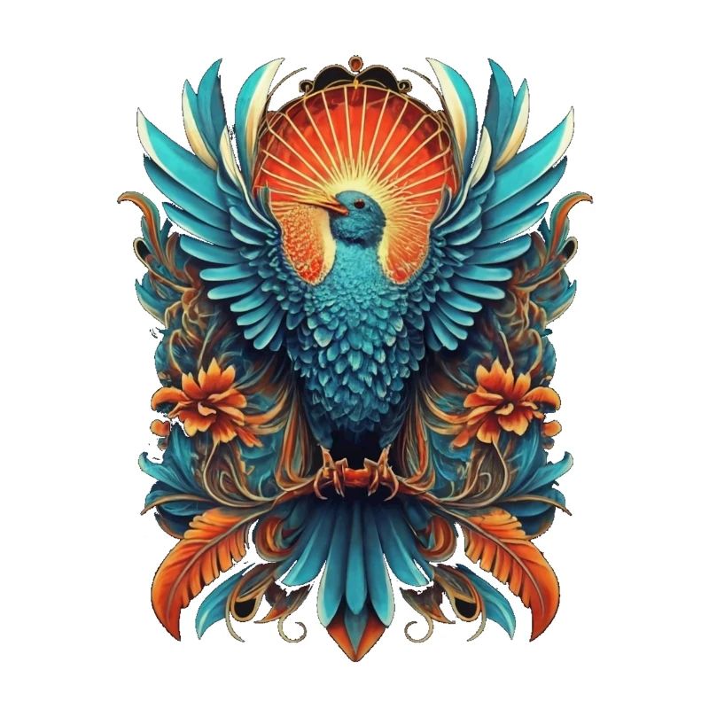 Bunter Paradiesvogel