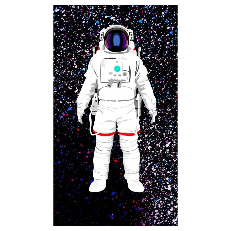 Image spatiale d’astronaute flottant