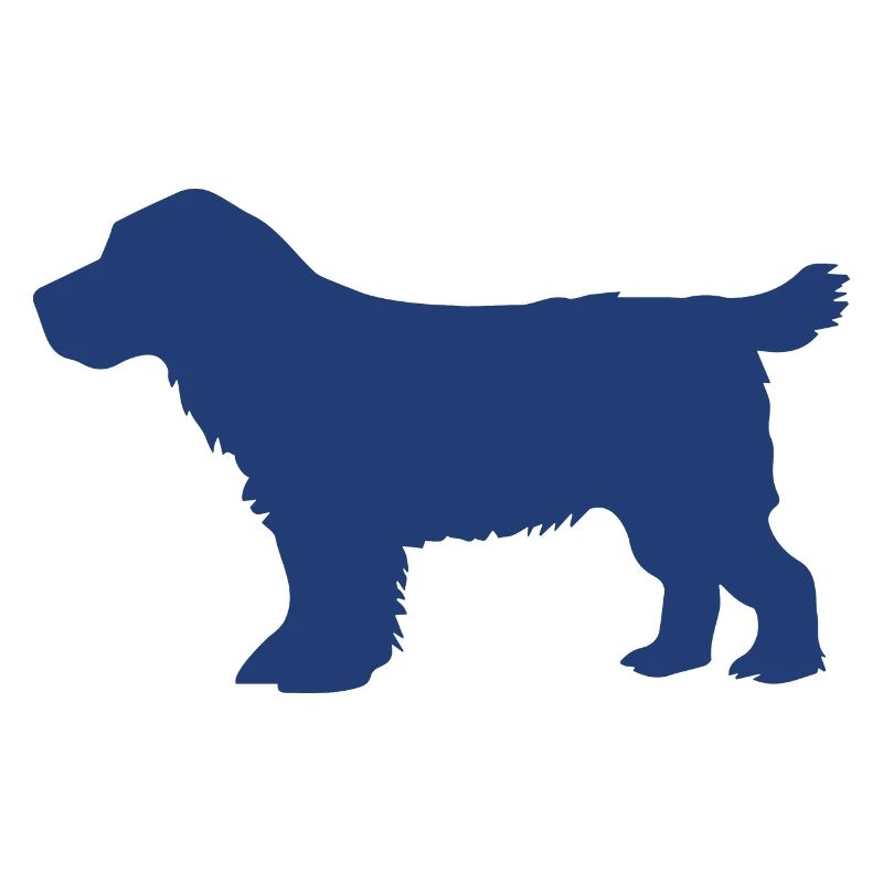 cocker spaniel - deep blue (sua)